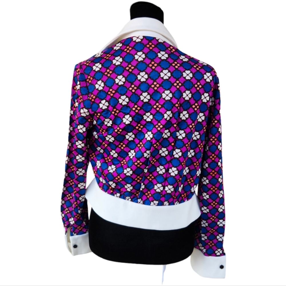 Vintage Handmade 60s Mod Geometric Dress & Jacket Set – Size XS/S - Picture 3 of 4